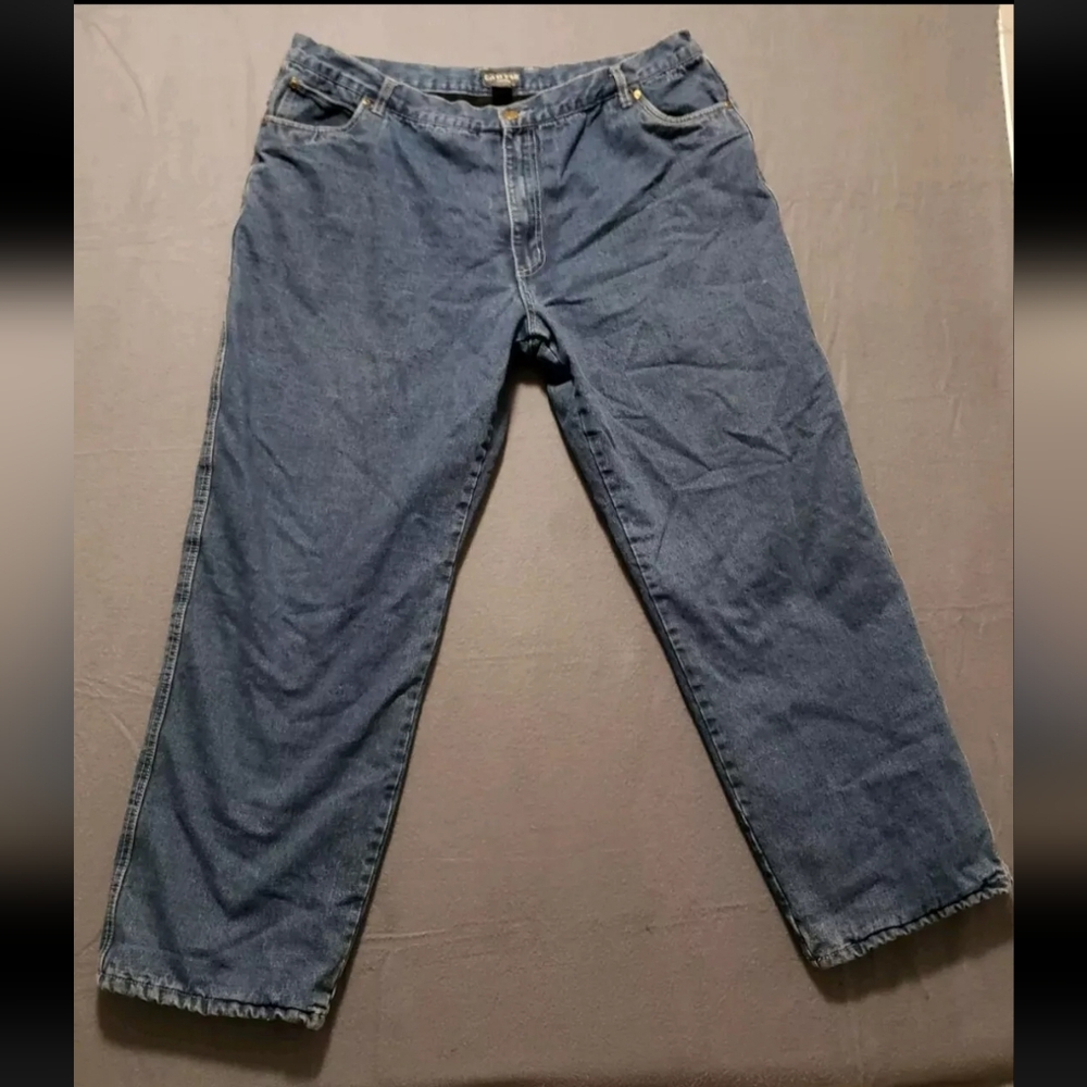 Canyon Creek Jeans Men Size 42x32 Blue Straight leg, Fleece lined